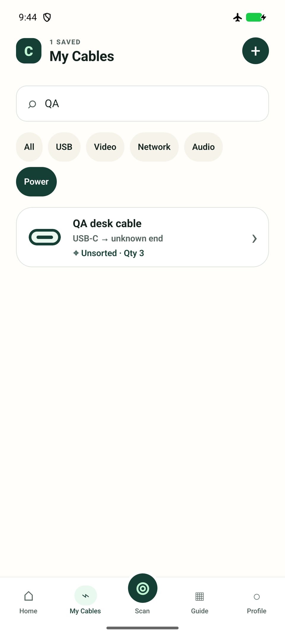 Keep your cables in view